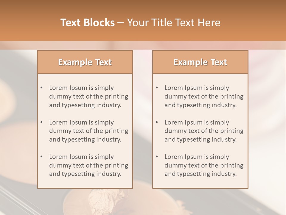 Dark Red Mineral PowerPoint Template