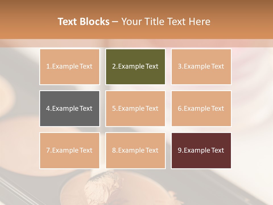 Dark Red Mineral PowerPoint Template