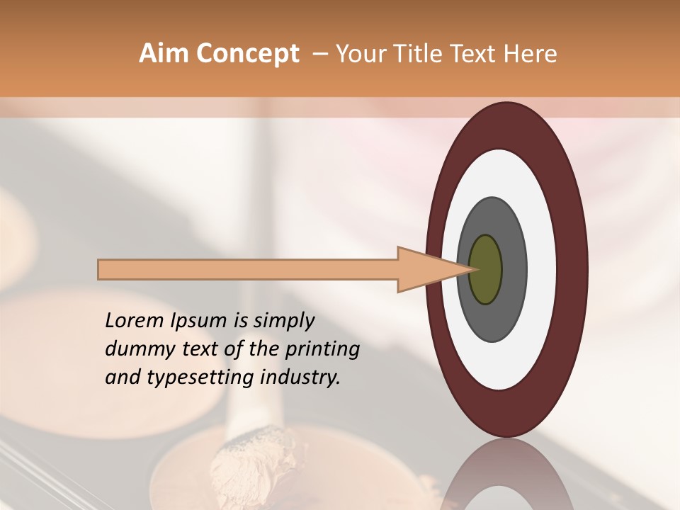 Dark Red Mineral PowerPoint Template