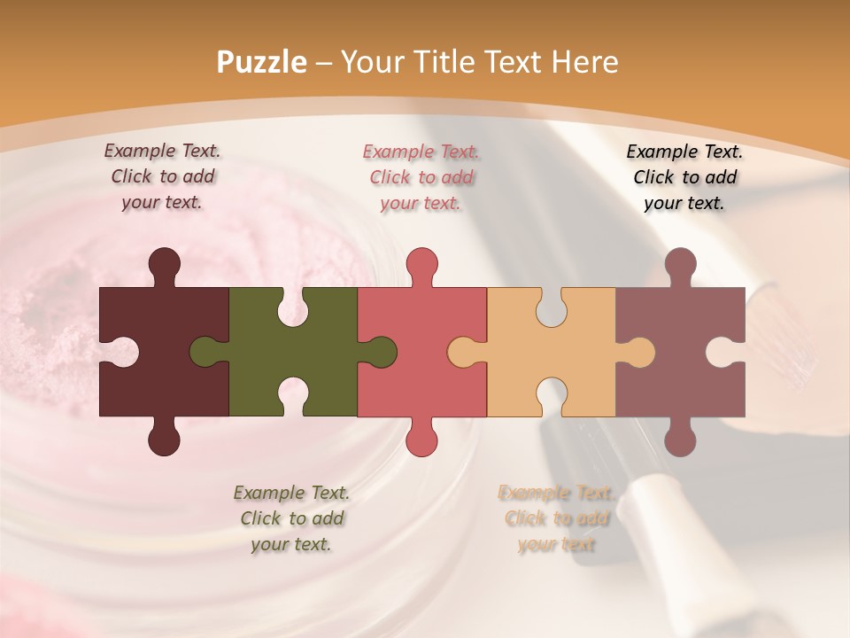 Pink Foundation Blush PowerPoint Template