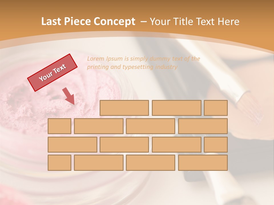 Pink Foundation Blush PowerPoint Template