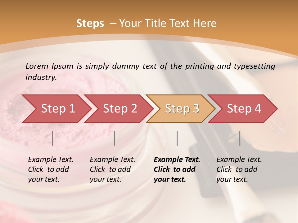 Pink Foundation Blush PowerPoint Template