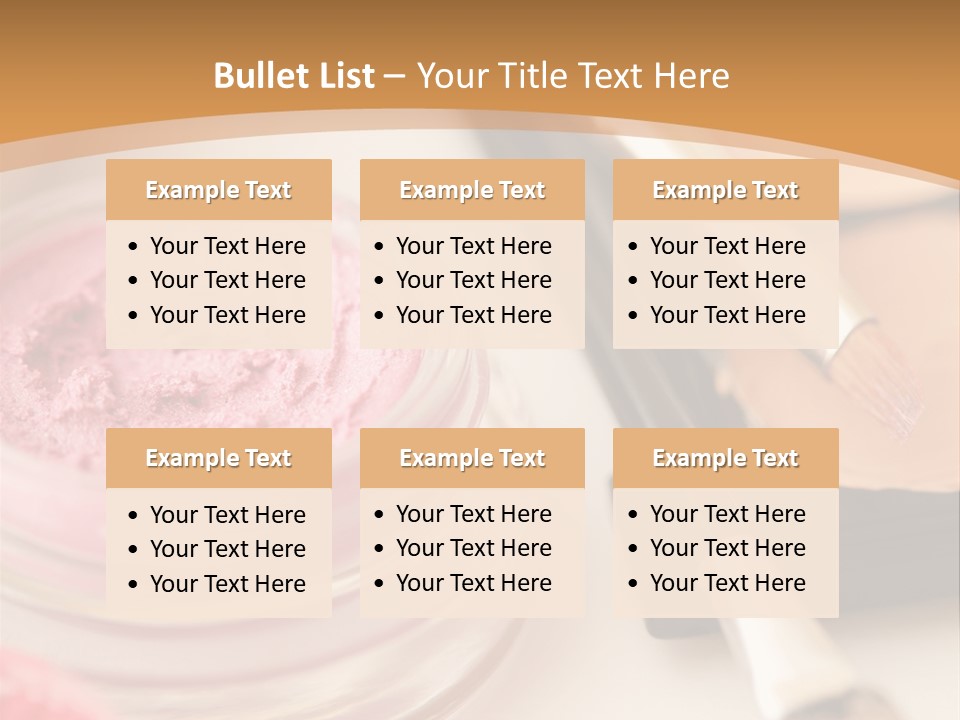 Pink Foundation Blush PowerPoint Template