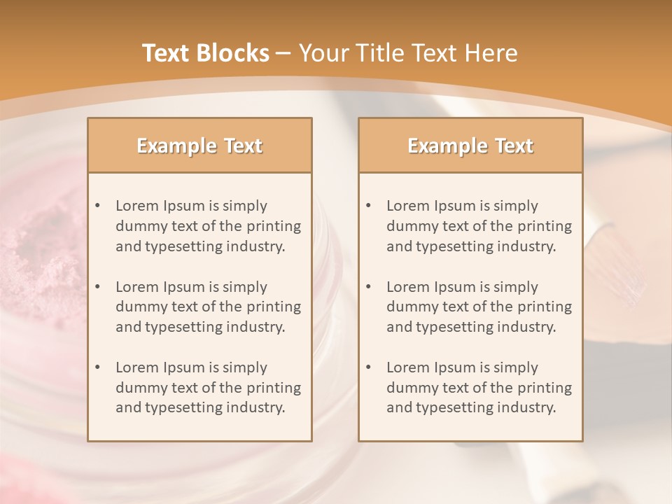 Pink Foundation Blush PowerPoint Template