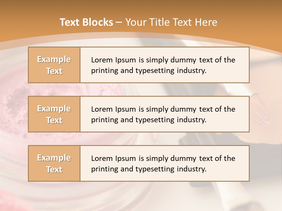 Pink Foundation Blush PowerPoint Template