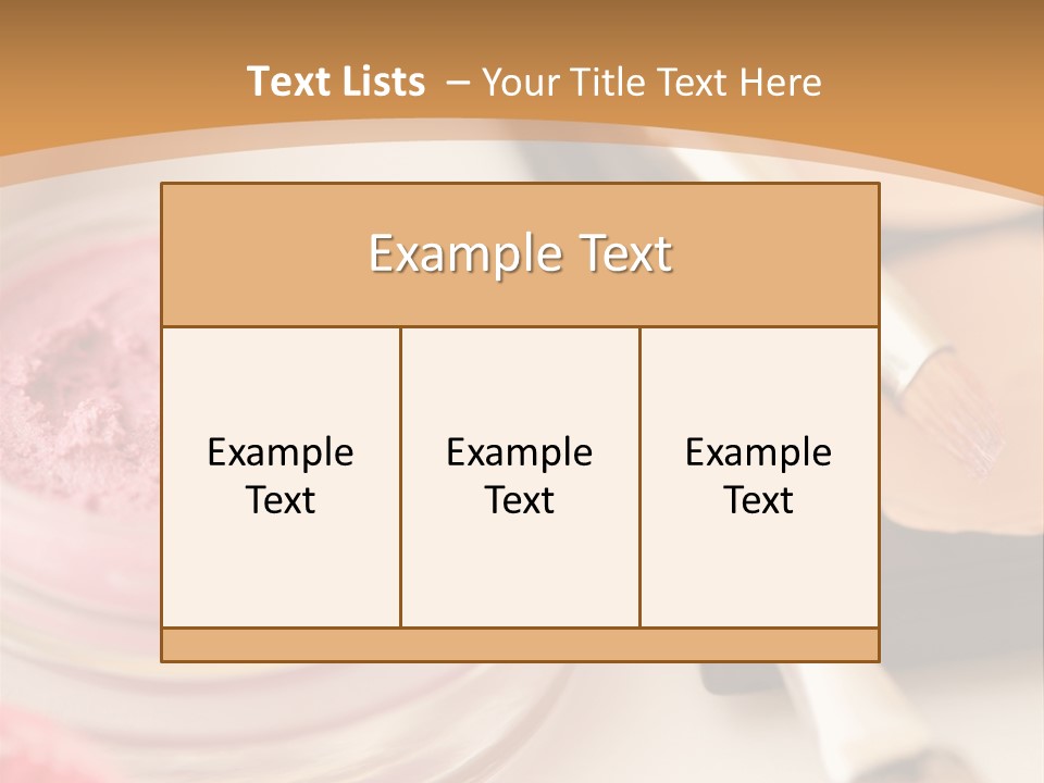 Pink Foundation Blush PowerPoint Template
