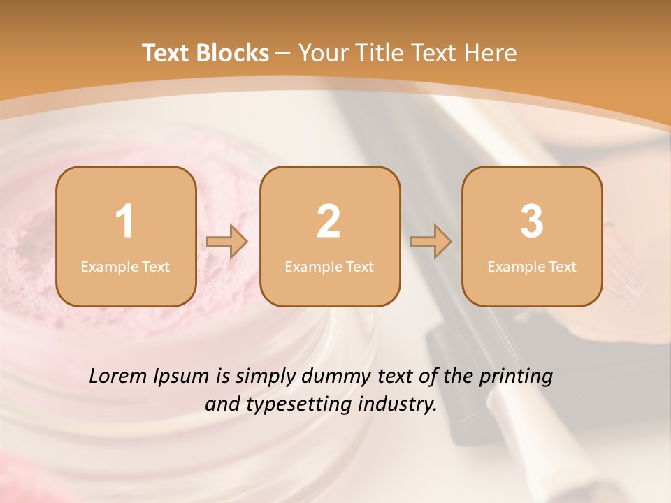 Pink Foundation Blush PowerPoint Template