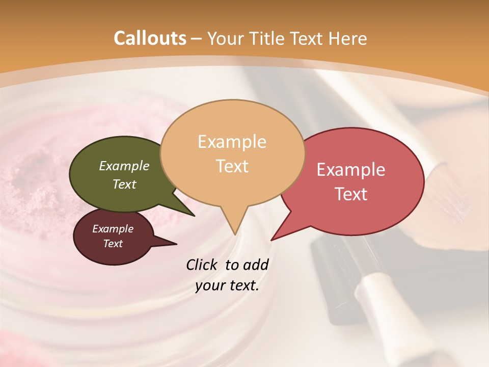 Pink Foundation Blush PowerPoint Template