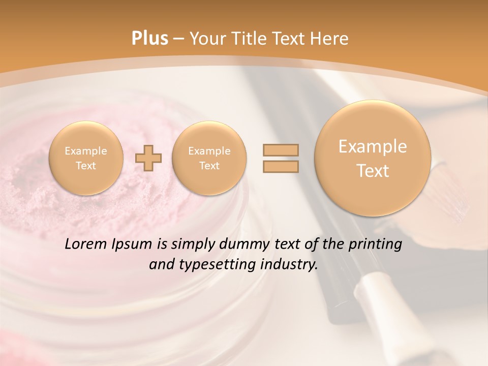 Pink Foundation Blush PowerPoint Template