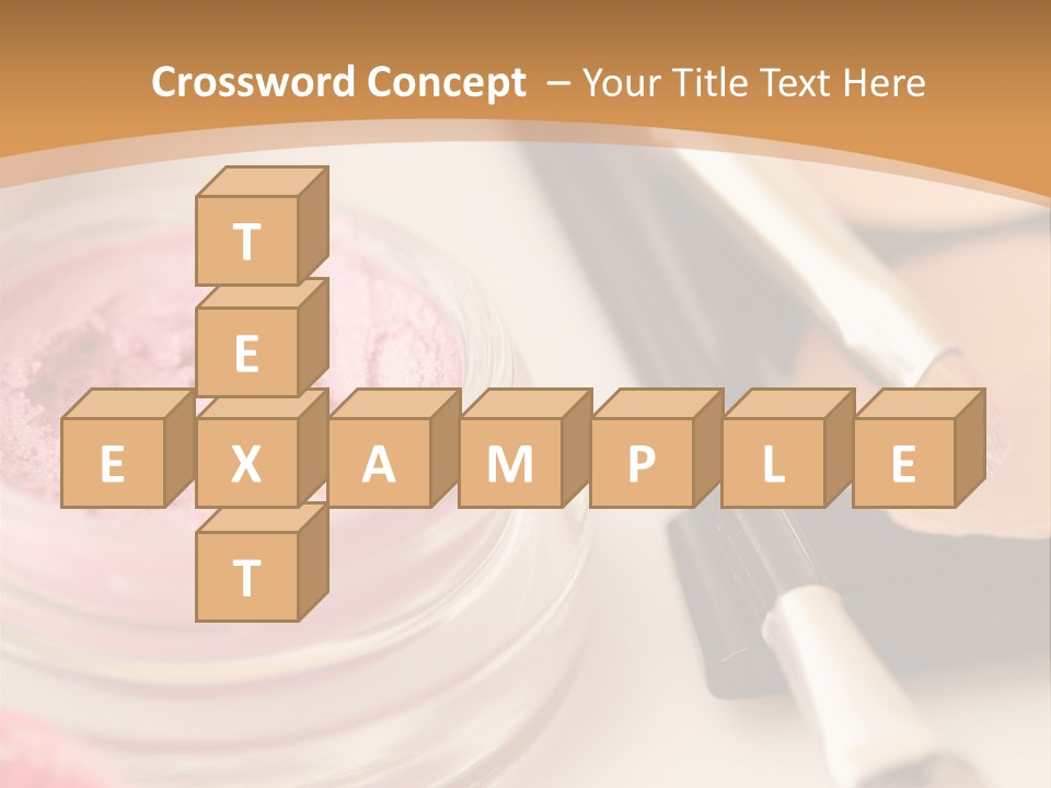 Pink Foundation Blush PowerPoint Template