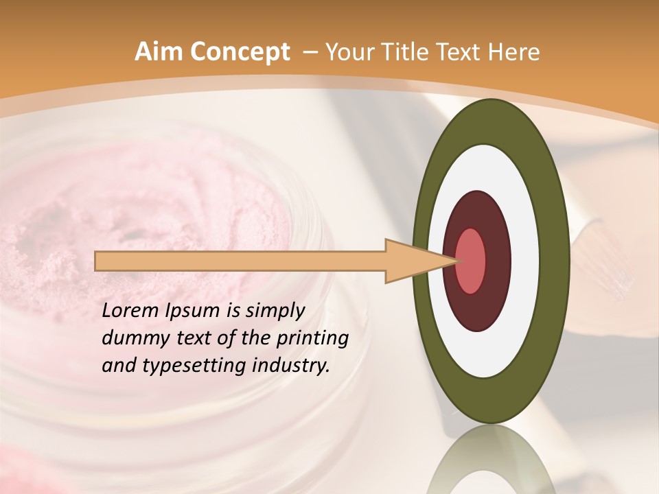 Pink Foundation Blush PowerPoint Template