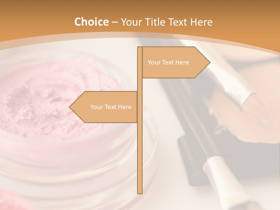 Pink Foundation Blush PowerPoint Template