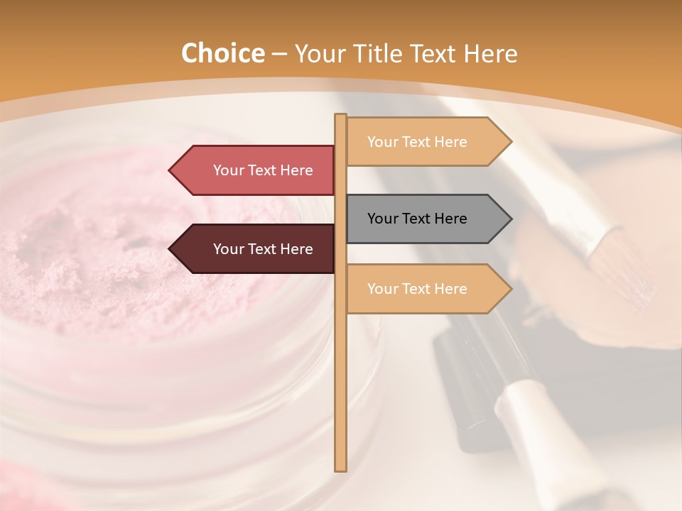 Pink Foundation Blush PowerPoint Template