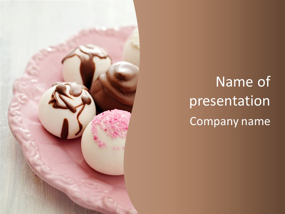 Royal Icing Plate Icing PowerPoint Template