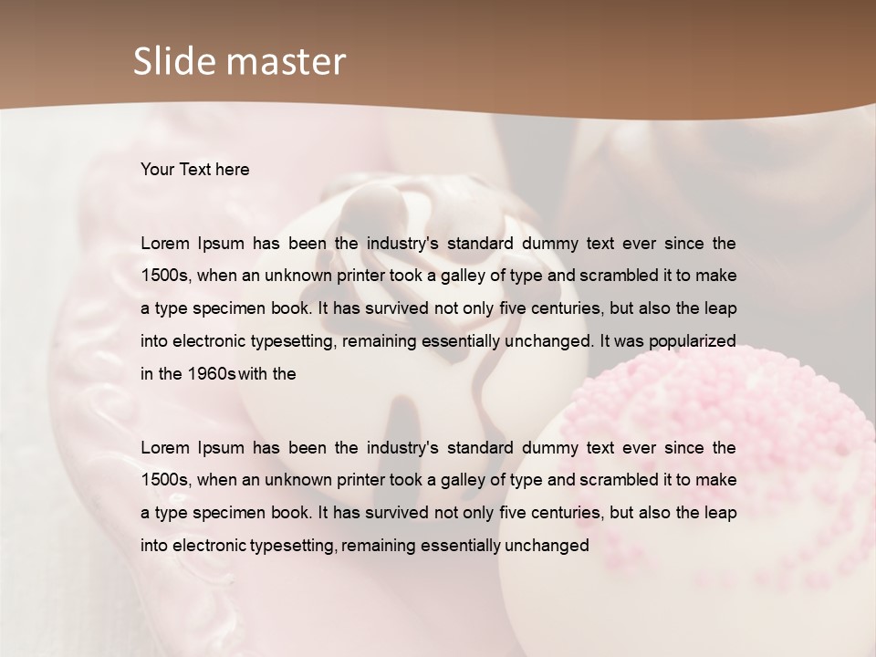 Royal Icing Plate Icing PowerPoint Template