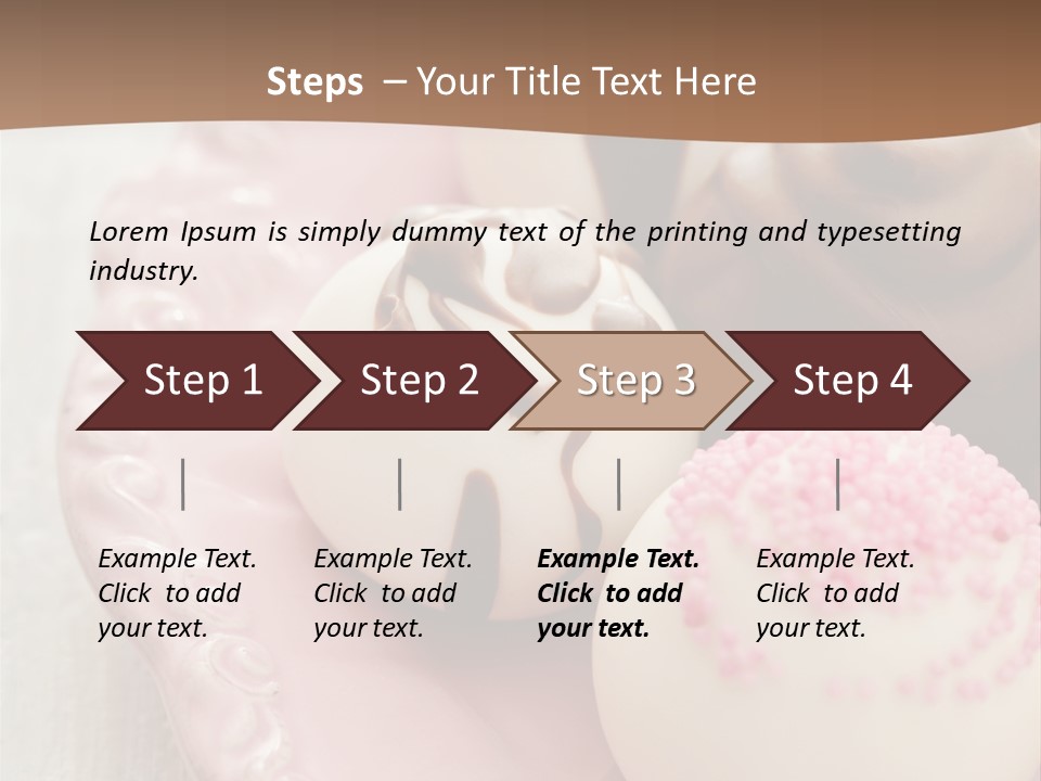 Royal Icing Plate Icing PowerPoint Template
