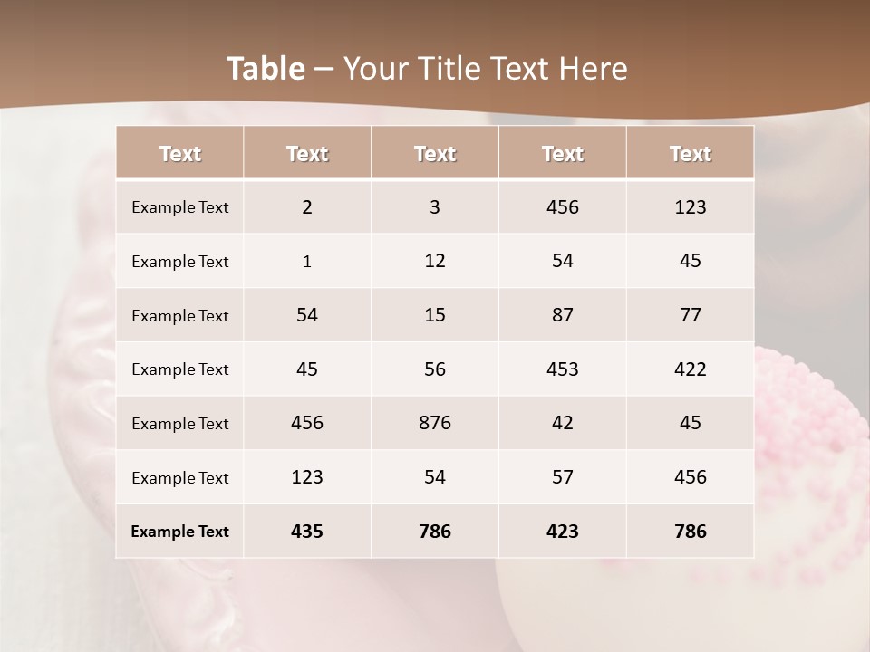 Royal Icing Plate Icing PowerPoint Template