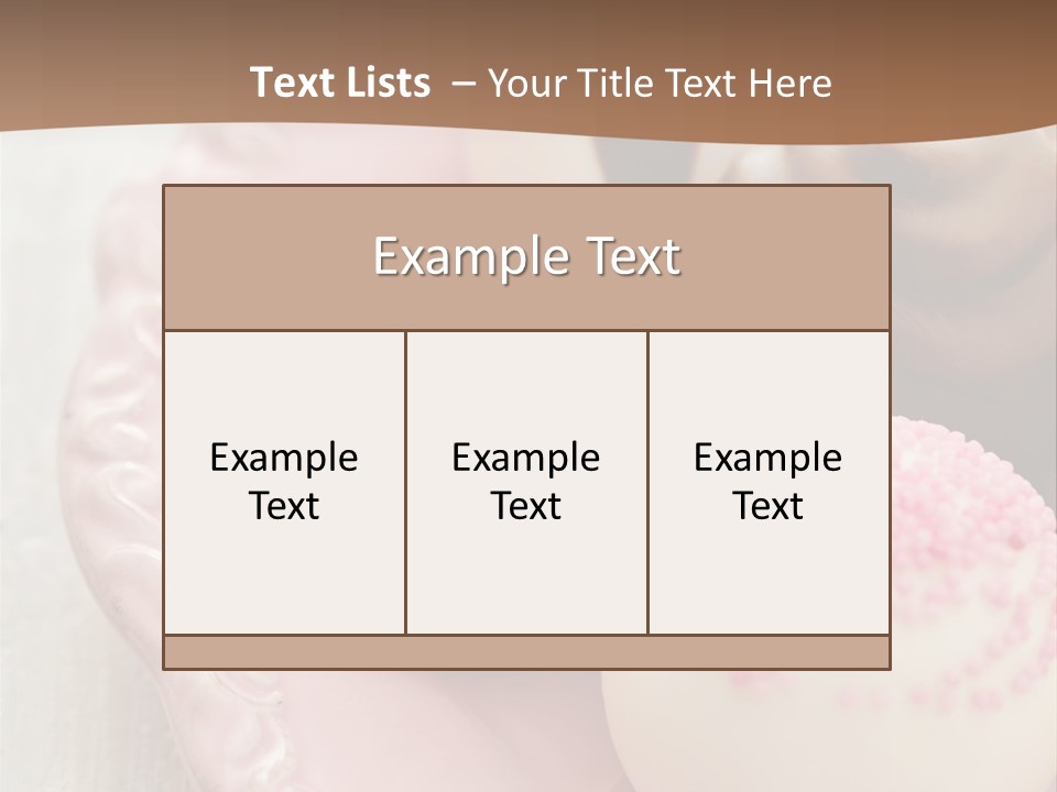 Royal Icing Plate Icing PowerPoint Template