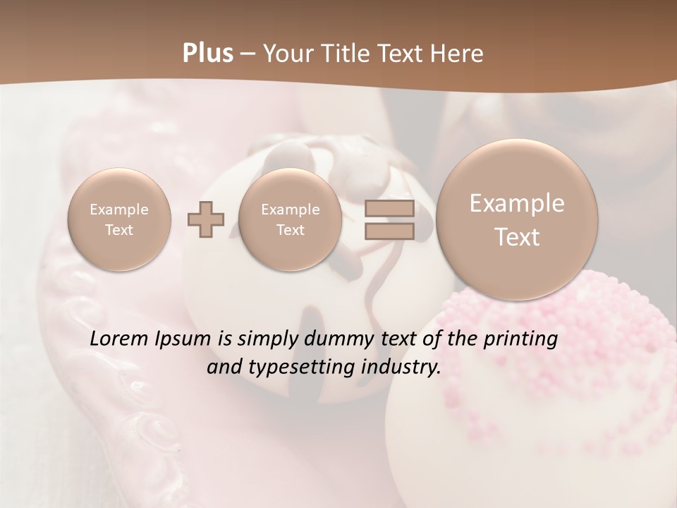 Royal Icing Plate Icing PowerPoint Template