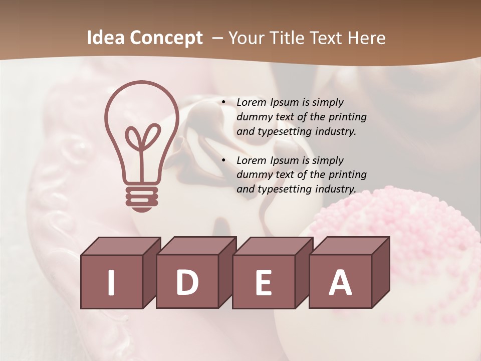 Royal Icing Plate Icing PowerPoint Template