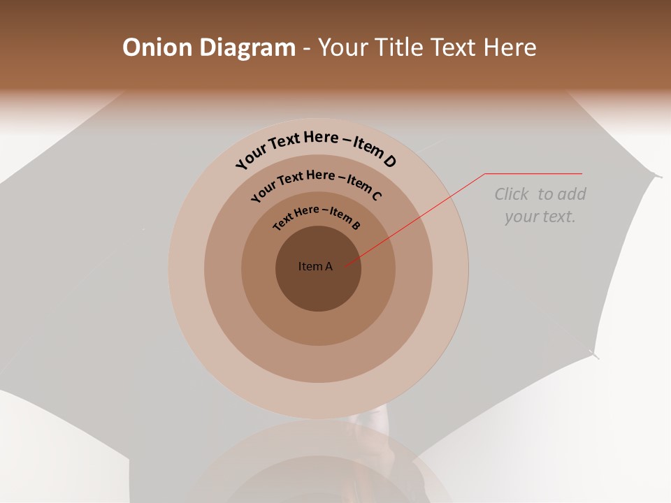 Face Umbrella Human PowerPoint Template
