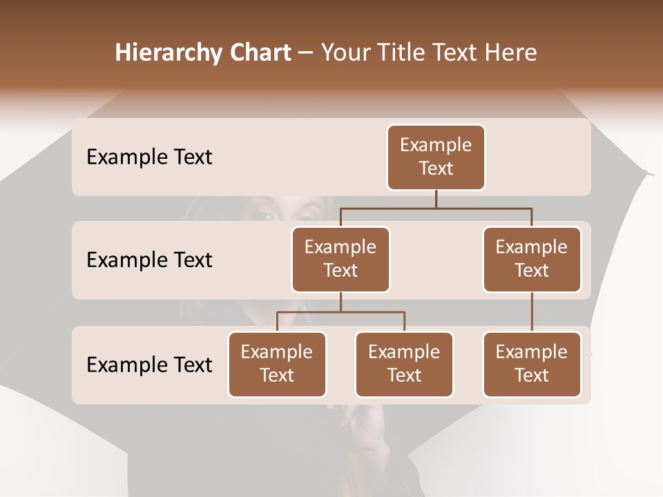 Face Umbrella Human PowerPoint Template