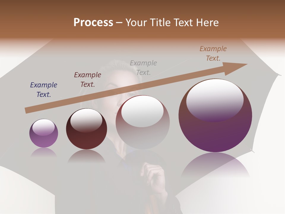 Face Umbrella Human PowerPoint Template