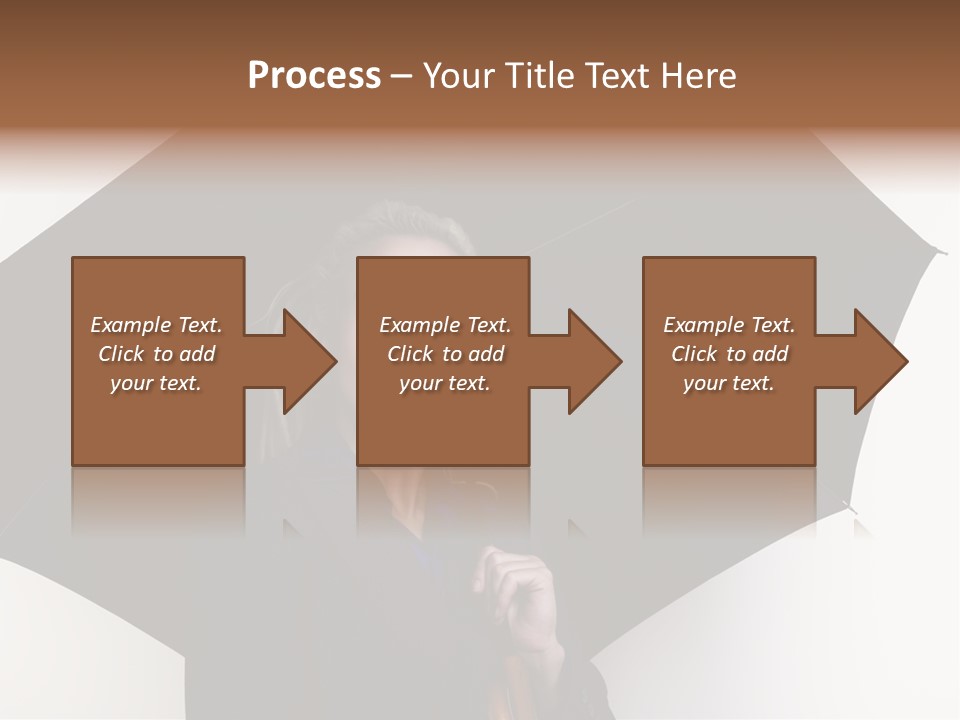 Face Umbrella Human PowerPoint Template