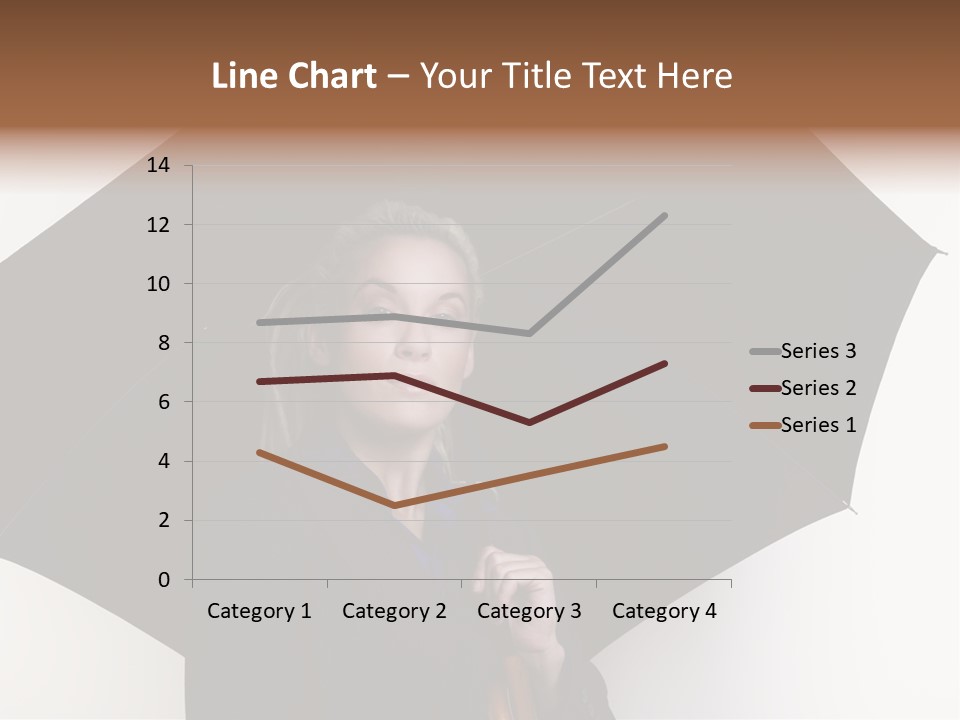 Face Umbrella Human PowerPoint Template