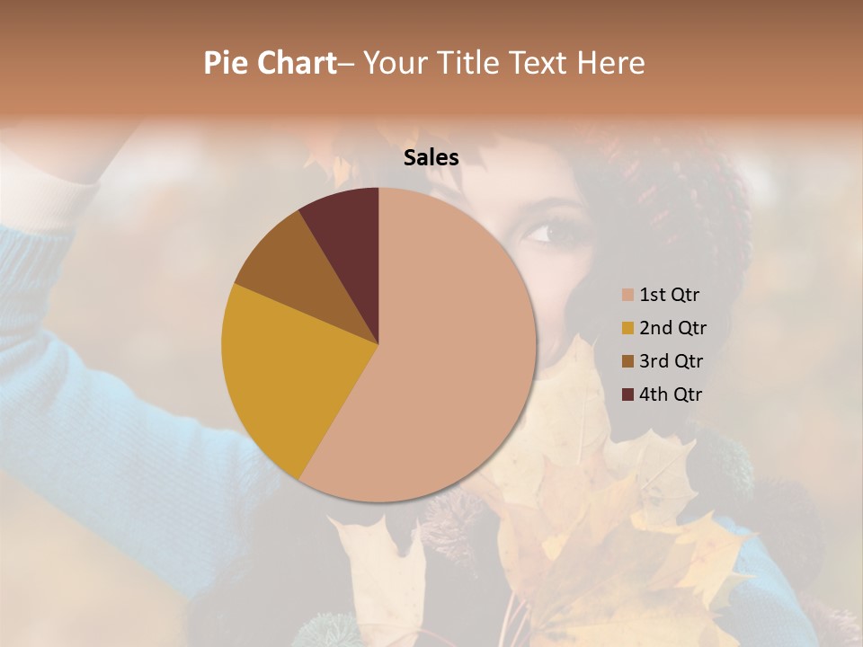 October Girl Maple PowerPoint Template