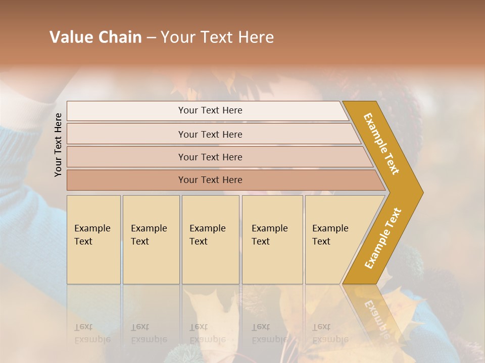 October Girl Maple PowerPoint Template