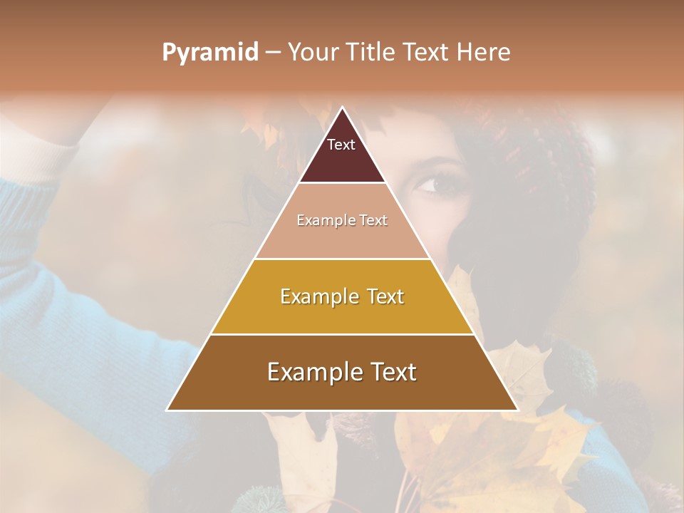 October Girl Maple PowerPoint Template