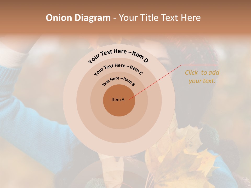 October Girl Maple PowerPoint Template