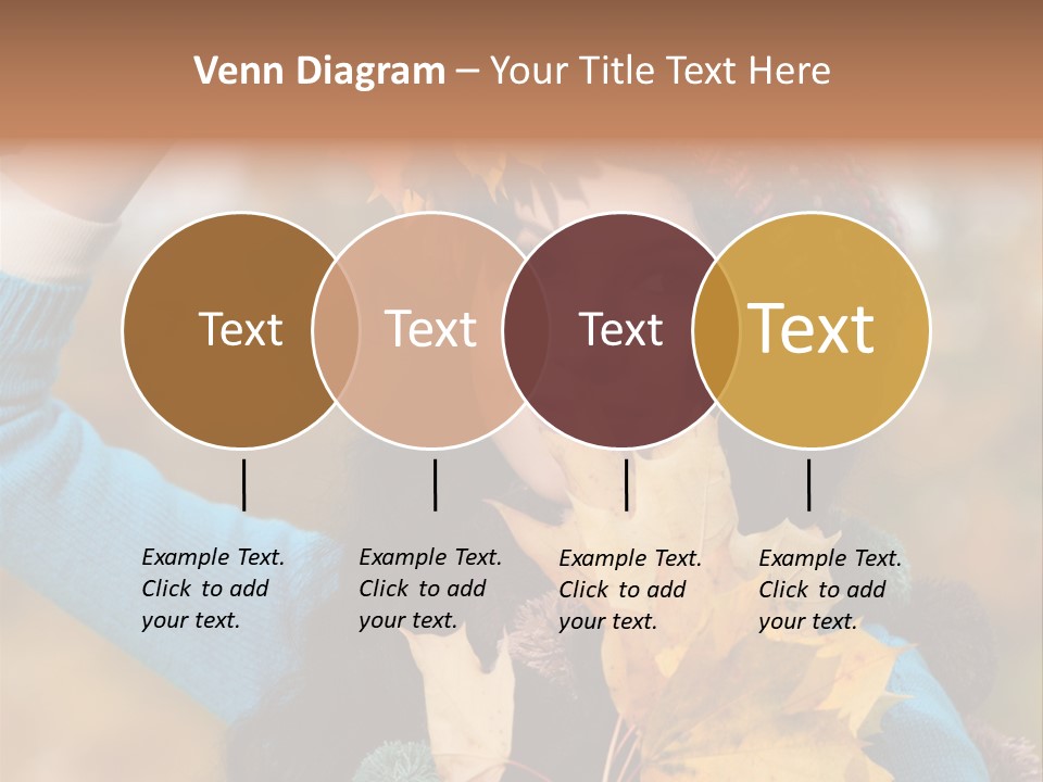 October Girl Maple PowerPoint Template