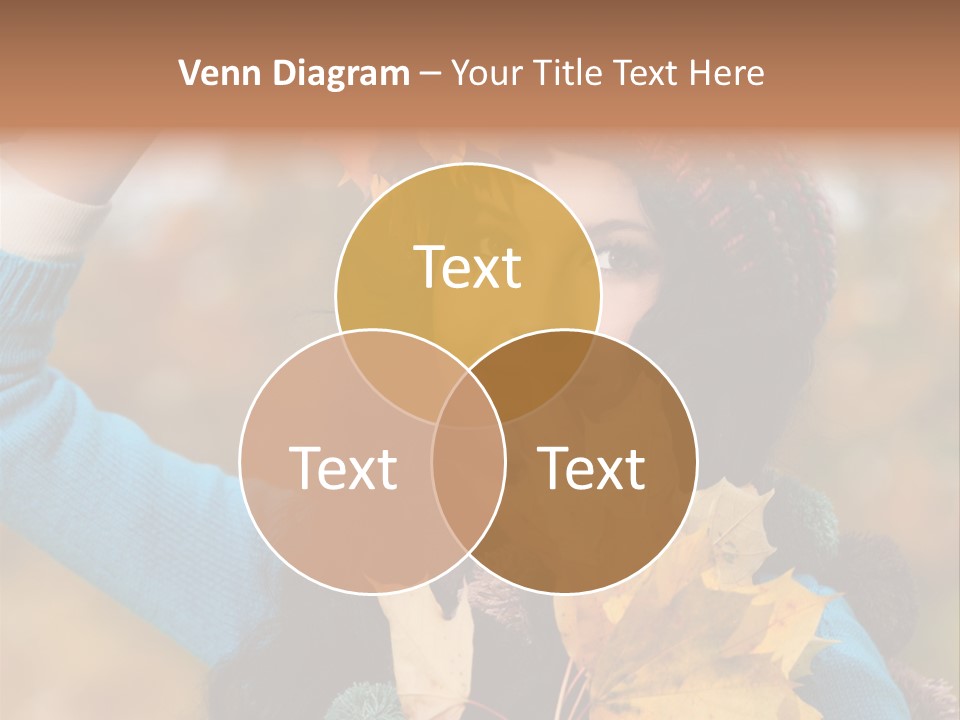 October Girl Maple PowerPoint Template