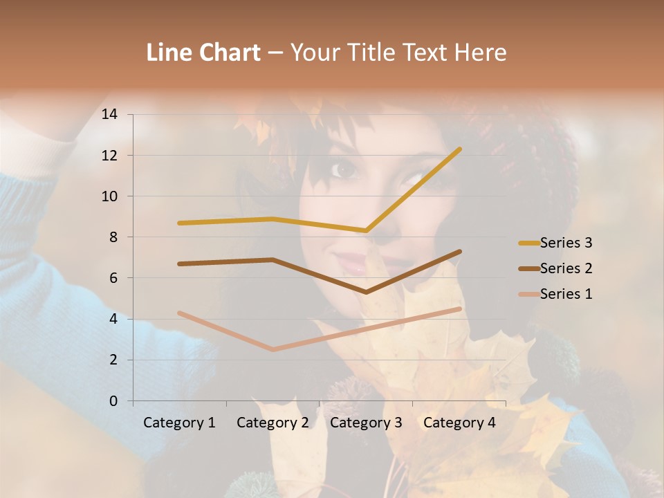 October Girl Maple PowerPoint Template