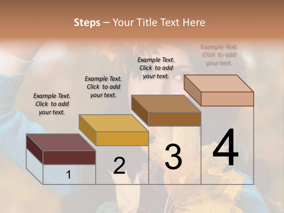 October Girl Maple PowerPoint Template