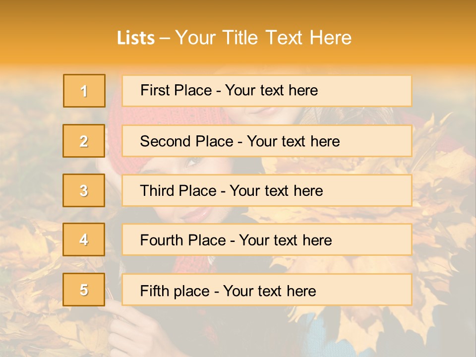 Autumnal Smiling Nature PowerPoint Template