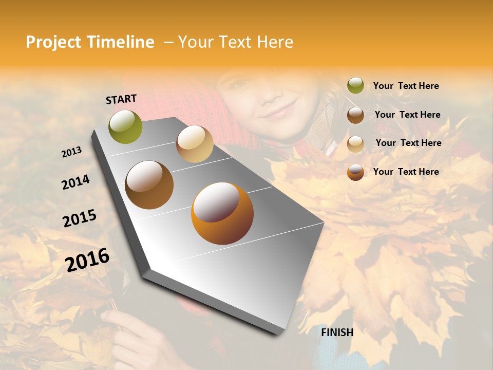 Autumnal Smiling Nature PowerPoint Template