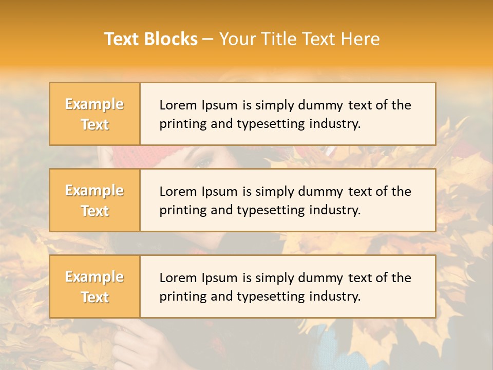Autumnal Smiling Nature PowerPoint Template