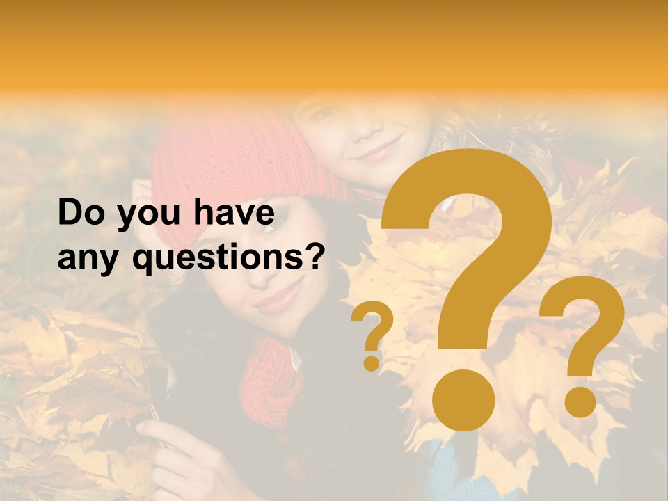 Autumnal Smiling Nature PowerPoint Template