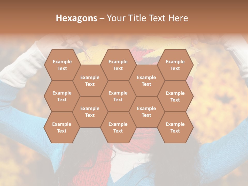 Cheerful Nature Girl PowerPoint Template