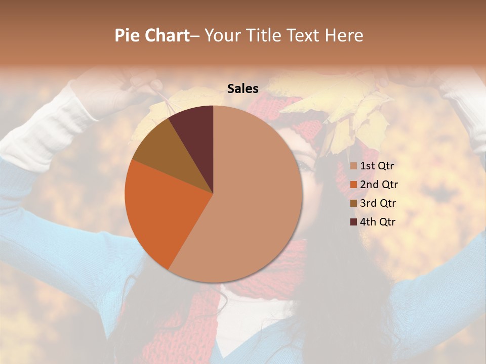 Cheerful Nature Girl PowerPoint Template