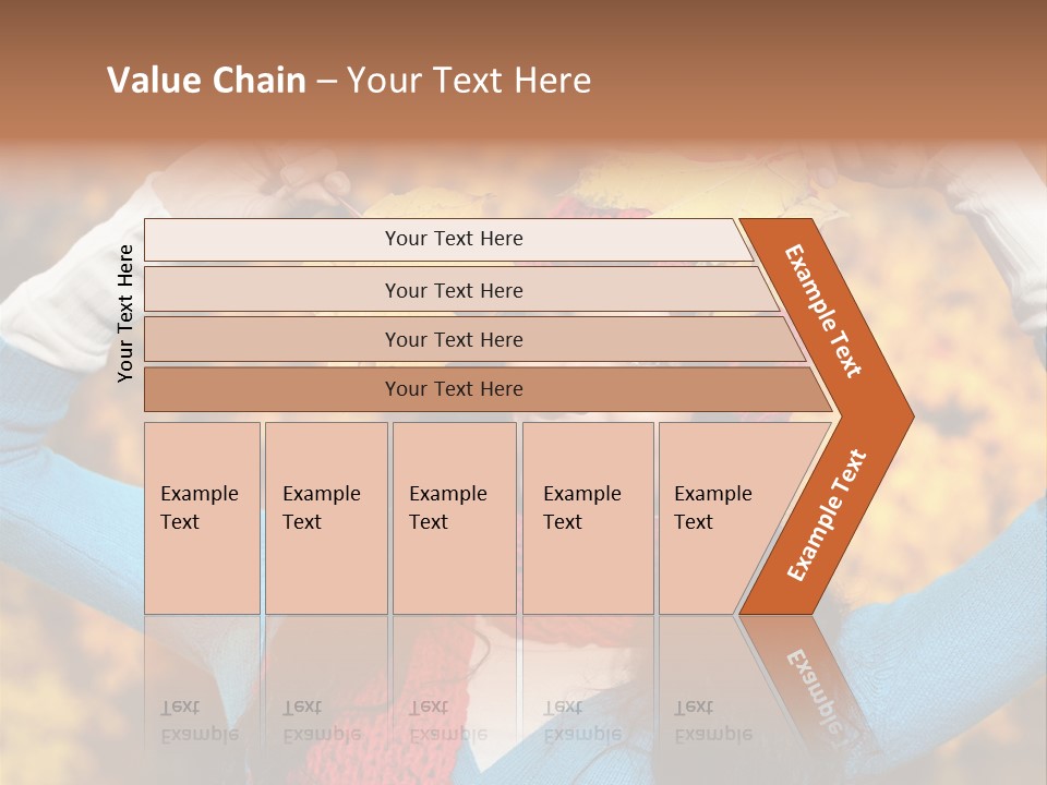 Cheerful Nature Girl PowerPoint Template