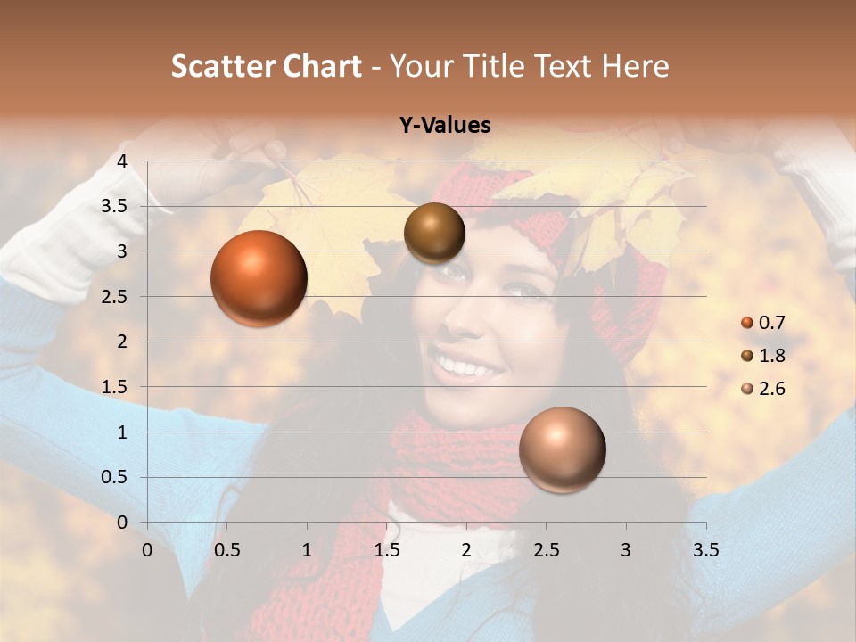 Cheerful Nature Girl PowerPoint Template