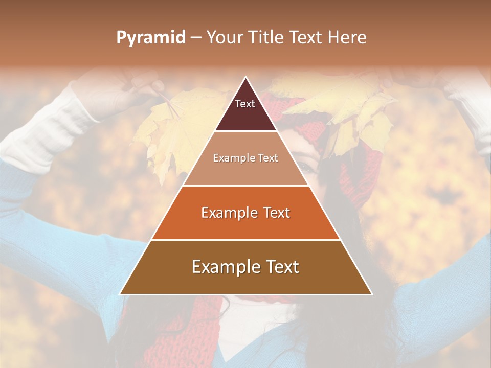 Cheerful Nature Girl PowerPoint Template