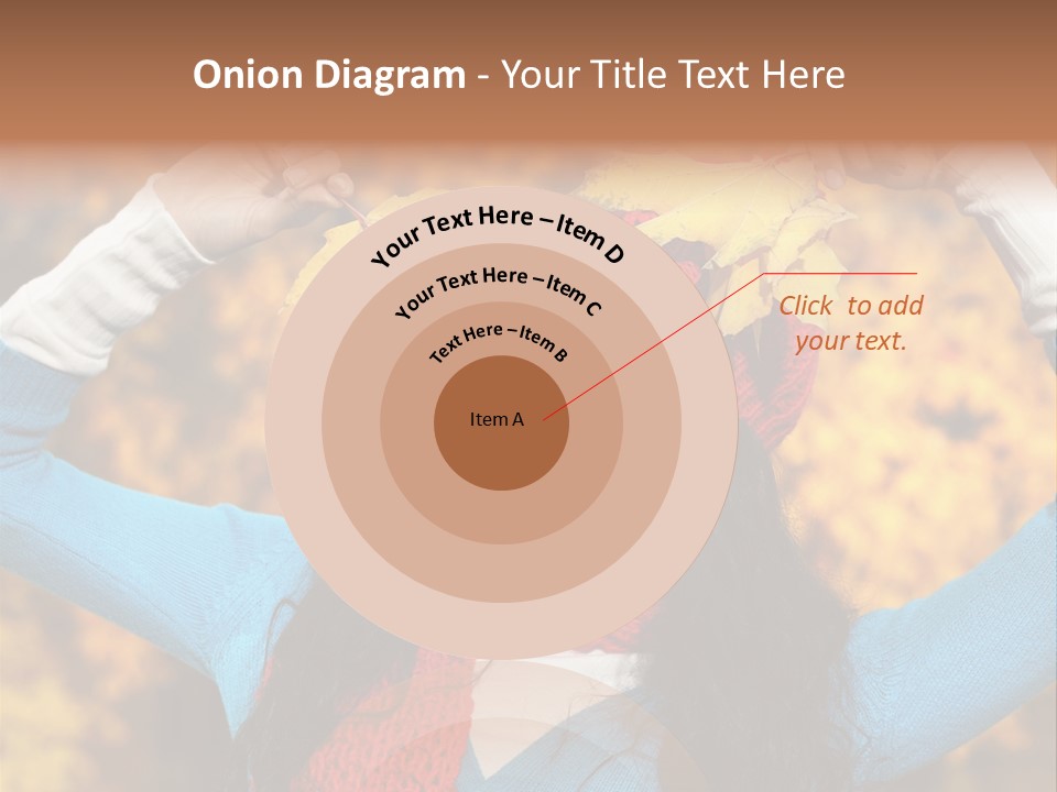 Cheerful Nature Girl PowerPoint Template