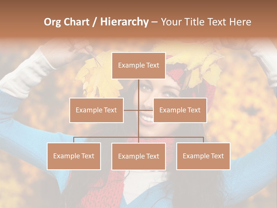 Cheerful Nature Girl PowerPoint Template