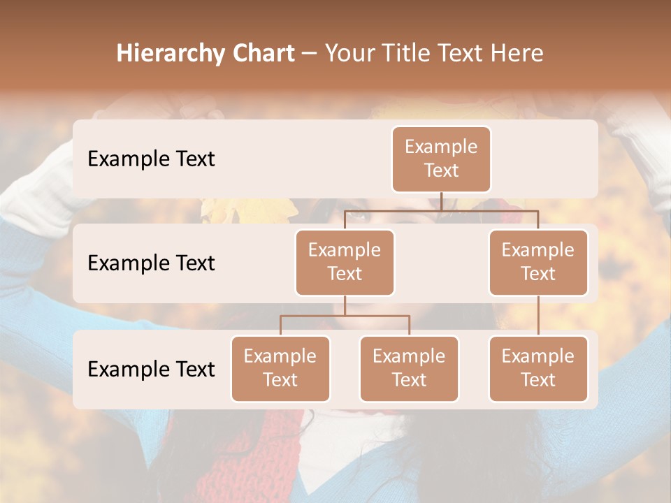 Cheerful Nature Girl PowerPoint Template