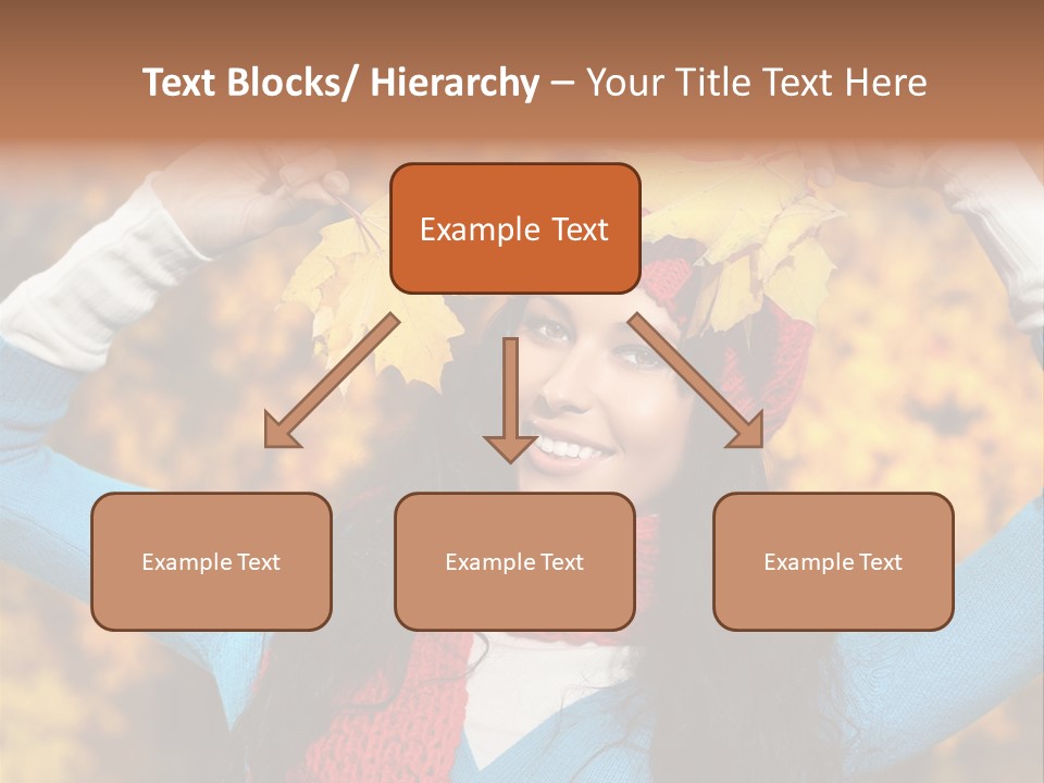 Cheerful Nature Girl PowerPoint Template